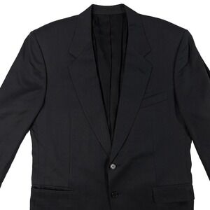 Vintage Canali Milano Pure New Wool Blazer | Made In Italy | Gray | Men's | 42R